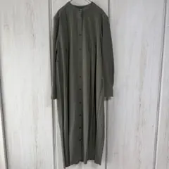 PLST プラステ シャツワンピース カーキ S