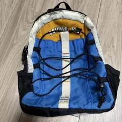 DOUBLE.B 小型リュック 青/黒/オレンジ