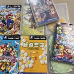 ［動作未確認］まとめ売りのみ　ゲームキューブソフトセット、マリオ、ピクミン等