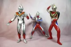 ウルトラマンティガ・ガイア・イーヴィルティガ　ビッグサイズソフビフィギュア