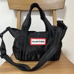ハンター 2wayショルダーバッグ ナイロントップクリップトートミニ ブラックのサムネイル