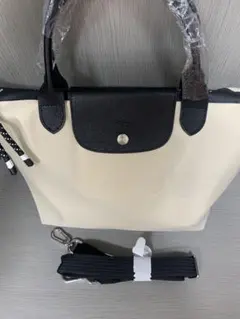 LONGCHAMP トートバッグ プリアージュ オフホワイト Ｍ