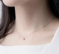 京セラ・ダイヤモンド ネックレス 一粒 プラチナ K18 Pのサムネイル