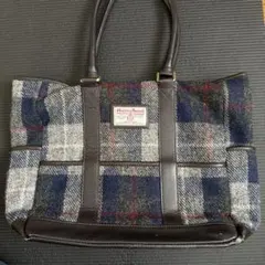 Harris Tweed チェック柄トートバッグ