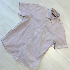 NOLLEY'S 半袖　ストライプシャツ Mサイズ　ノーリーズのサムネイル