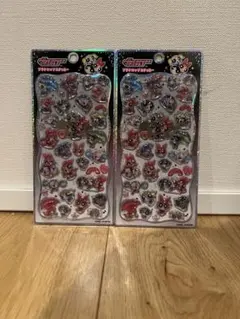 パワパフ　プチドロップステッカー　2枚セット　 正規品