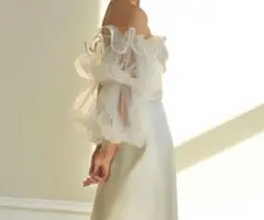 チュール素材のアームカバー　2個セット