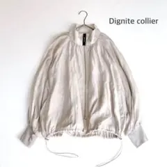 Dignite collier 24SS バックレイヤード ラスター ブルゾン