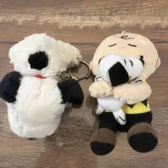 スヌーピー マスコット ぬいぐるみ キーホルダー セット