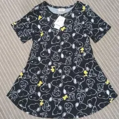 PEANUTS スヌーピー 半袖Tシャツ M 黒