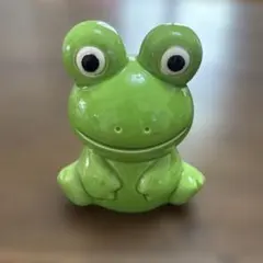 ケロちゃん カエル型貯金箱 緑色 昭和レトロ - メルカリ