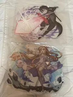 ソードアート・オンライン SAO キリト アスナ アクリルスタンド