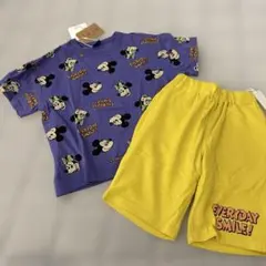 新品　ディズニー　ミッキー　ミニー 半袖　tシャツ セットアップ　120