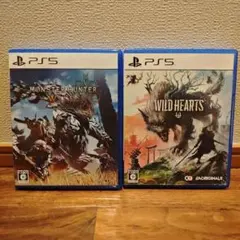 PS5 モンスターハンターワイルズ WILD HEARTS 2本セット