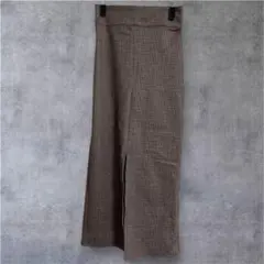 チェック柄タイトスカート Fサイズ