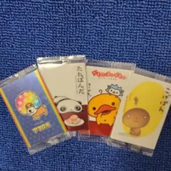 San-X キャラクターズ カード 4장 세트