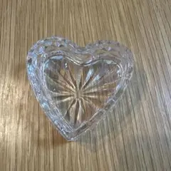 ハート ガラス 小物入れ