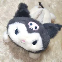 クロミ ボア 寝そべり ペンケース ポーチ 筆箱 マスコット