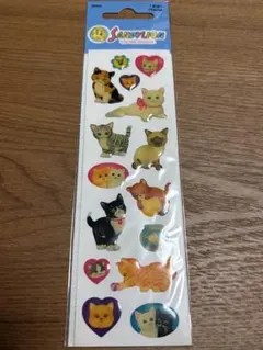 未開封【Sandylion】サンディライオン／立体シール②ネコ