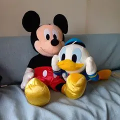 Disney ミッキーマウス ドナルドダック ぬいぐるみ 2体セット