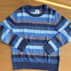 120 GAP KIDS ストライプ セーター　綿100%
