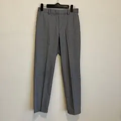 美品　UNIQLO 千鳥格子柄テーパードパンツ　M