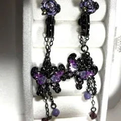 アナスイ　蝶モチーフイヤリング