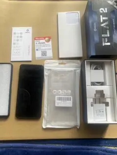 OSCAL FLAT 2 256GB スマホ本体　黒　新品ケース付き