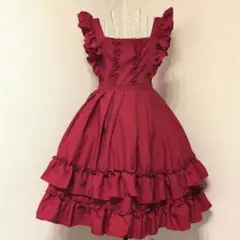 ホイップフリルエプロン☆青】ブルータブリエゴスロリータクラシカル