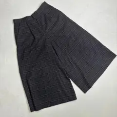 ⭐ミッシェルクラン⭐ガウチョパンツ ワイドパンツ チェック柄 体型カバー