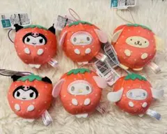 サンリオ フルーツきぐるみマスコット いちご キウイ コンプリート