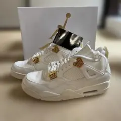 Air Jordan 4 ホワイト/ゴールド 箱付き Air Jordan 4 ホワイト/ゴールド 箱付き Air Jordan 4 ホワイト