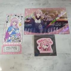 プロセカ　巡音ルカ　カード・ステッカー3点セット