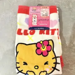 ハローキティフェイスタオル 2枚セット 34×80cm しまむらアベイル