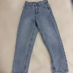 GLR ライトブルーストレートデニムパンツ