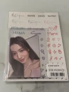 TWICE MISAMO サナ　トレカ　ステッカー　セット　新品未開封