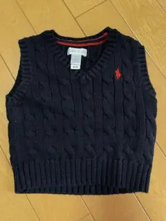 Ralph Lauren ベビーベスト 6M ネイビー