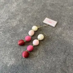 nico design ボールデザイン ピアス ピンク