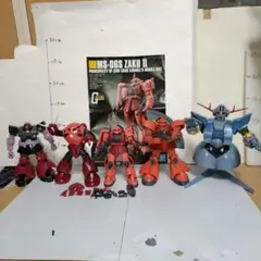 ガンプラHGジオング、百式、シャア専用ザク、ズゴック | Mercari
