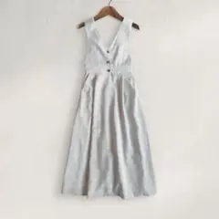 【新品】マジェスティックレゴン ジャンパースカート チェック プリーツ リボン