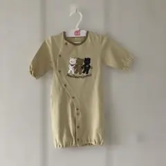 西松屋 ベージュ クマロンパース 50-60cm