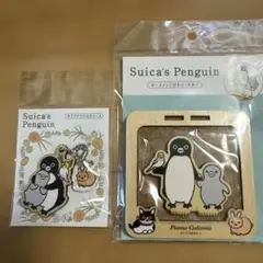 Suicaのペンギン　コースター　木とアクリルのチャーム　プレミィコロミィのサムネイル