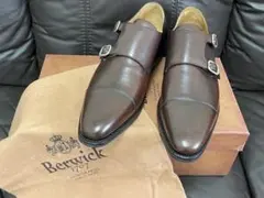 新品 Berwick バーウィック ダブルモンクストラップ 7 1/2 7.5 - メルカリ