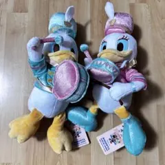 上海ディズニー　2026 イースター　ドナルド&デイジー　ぬいぐるみキーチェーン 上海ディズニー 2026 イースター ドナルド&デイジー ぬいぐるみキー