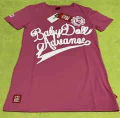 【新品】BABYDOLL レディース Vネック 半袖Tシャツ ピンク Mサイズのサムネイル