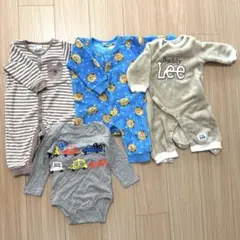 ロンパース・カバーオール4点セット　冬服　まとめ売り