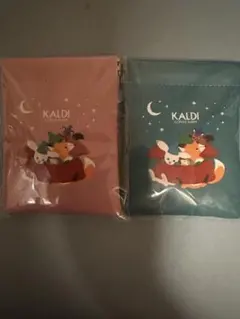 【新品・未開封】 カルディ クリスマス ぱっちんポーチ