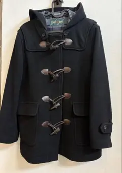 EAST BOY ブラック ダッフルコート