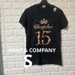 PORT & COMPANY Chapter 15 Tシャツ 【S】　半袖　黒