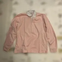 NOAH ピンク長袖ポロシャツ Mサイズ